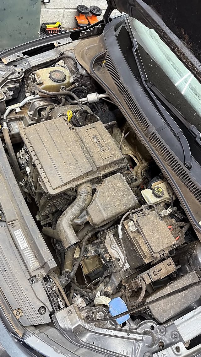 Lavagem de motor